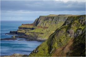 Looking across the bays of the Giant's Causeway.