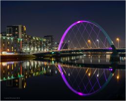 The Clyde Arc which is known locally as the Squinty Bridge was opened in 2006.